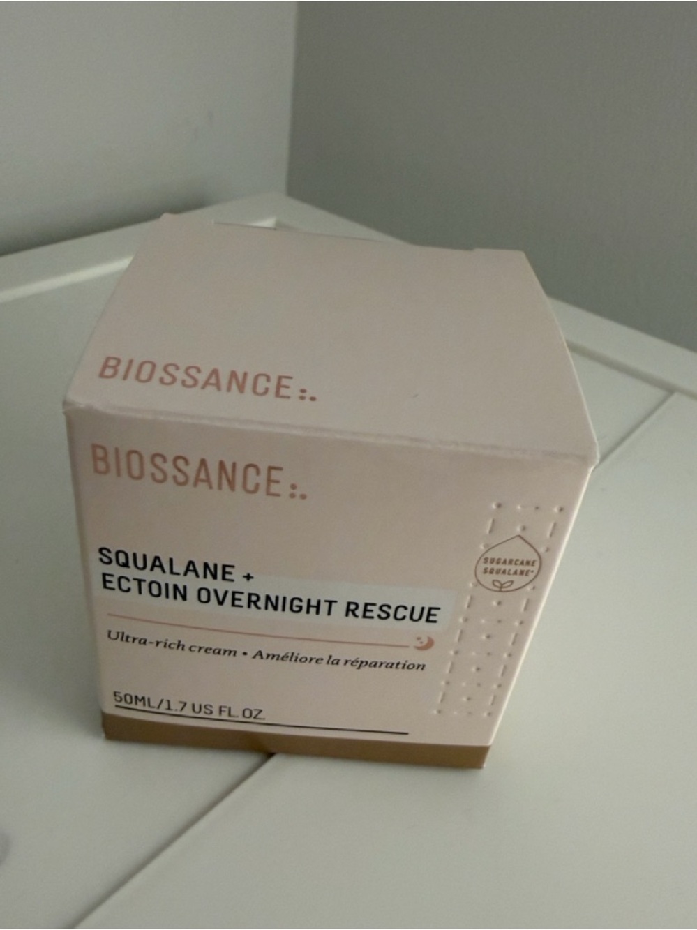 Biossance Squalane + Ectoin Overnight Rescue Cream